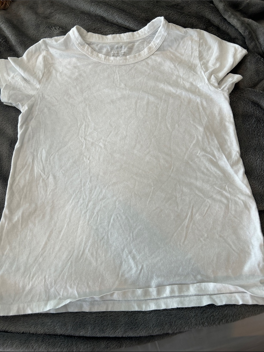 aerie White Short Sleeve Crew Tee